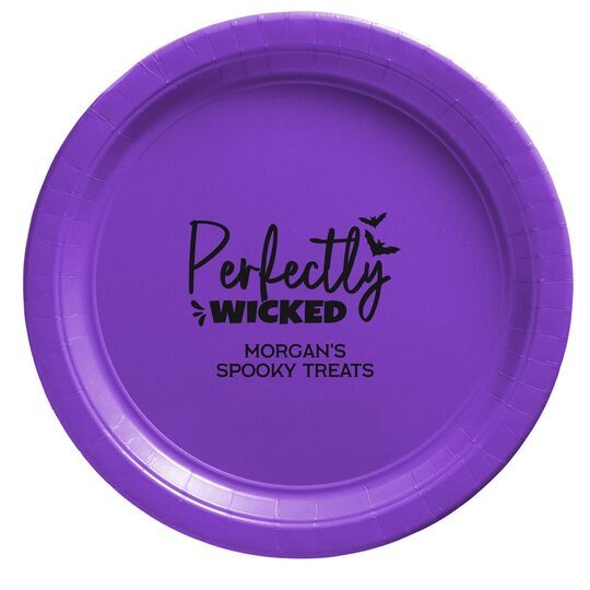Perfectly Wicked Paper Plates